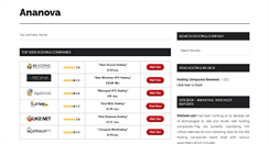 Desktop Screenshot of ananova.com